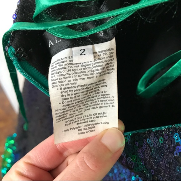 Alyce Paris 60032 Sequin Prom Dress Chameleon 2 - Picture 13 of 14